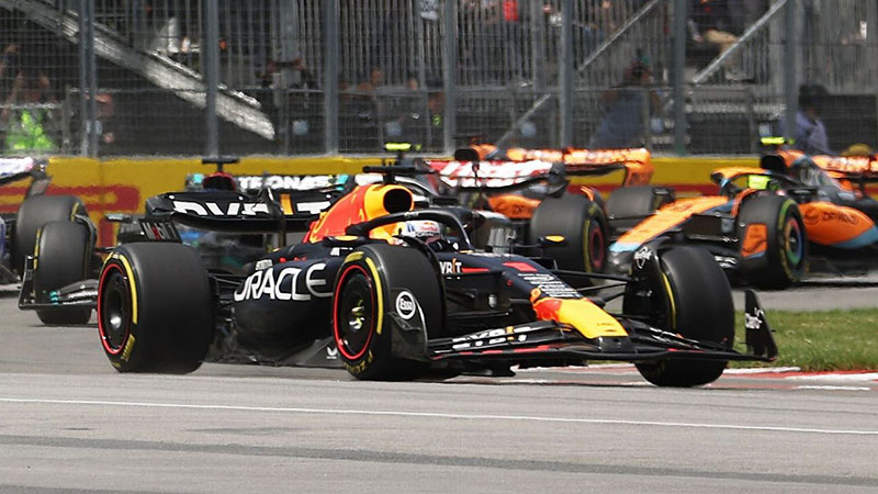 Verstappen lideró de punta a punta en el GP de Canadá.