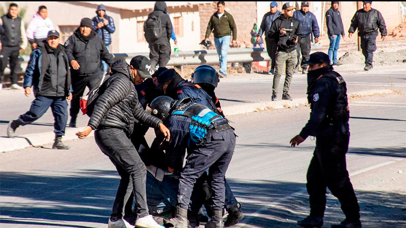 Conflicto, manifestación y tensión en Jujuy: balas de goma y gases lacrimógenos