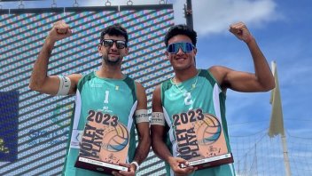Beach Volley: Julián Azaad, nuevamente quinto en su gira europea