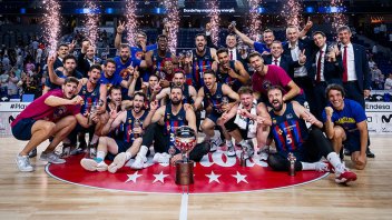 Con el argentino Laprovíttola, Barcelona fue campeón de la Liga española de basquet