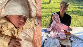 Tamara Bella volvió a casa con su beba después de tenerla en terapia intensiva