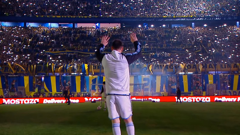Messi, presente en la despedida de Riquelme.