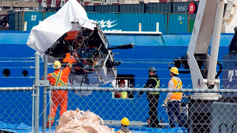 Las piezas fueron recuperadas cerca del Titanic