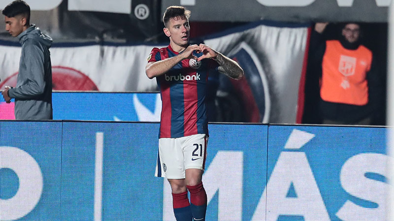 Malcom Braida realizó el tanto del triunfo para San Lorenzo.