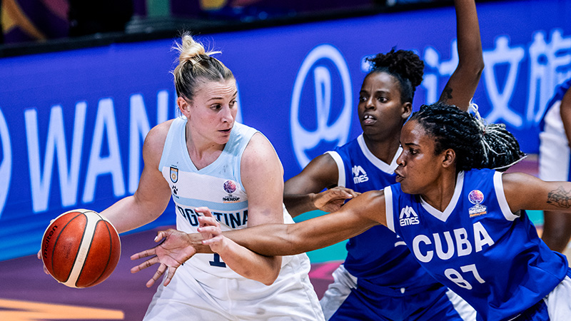 Las Gigantes no pudieron ante Cuba en la AmeriCup.