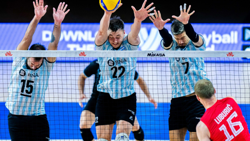 Argentina derrotó a Serbia en el inicio de la tercera semana de la VNL.
