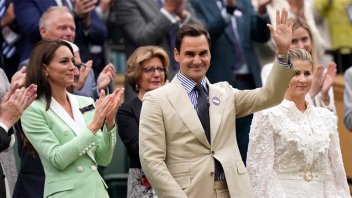 Roger Federer fue homenajeado en Wimbledon: la emoción de la leyenda suiza