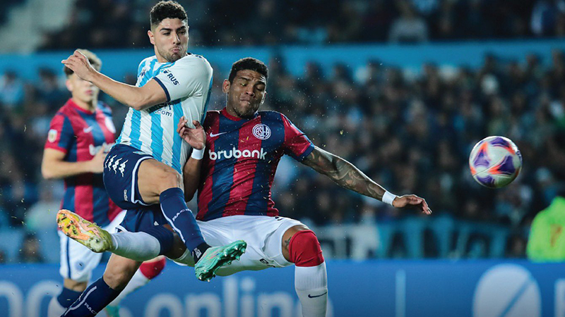 Racing y San Lorenzo empataron en Avellaneda.