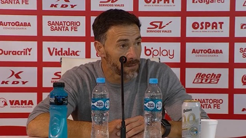 Kily González dialogó con la prensa luego del partido con Boca.
