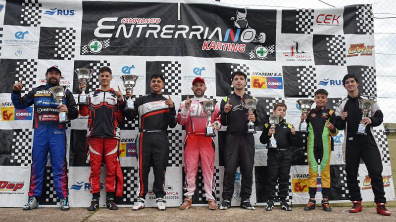 Gran paso del Karting Entrerriano por Concordia.