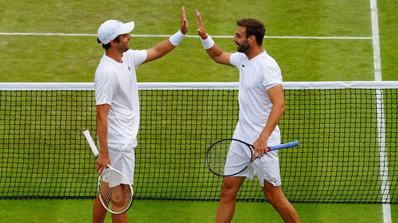 El argentino Zeballos avanzó a la final de Wimbledon en Dobles.