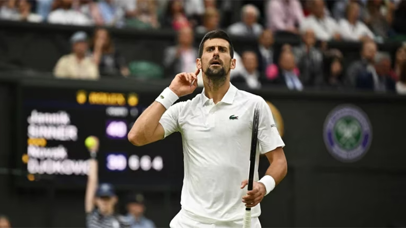 Djokovic avanzó a la final de Wimbledon y va por más historia en el tenis.