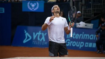 El tenista argentino Cachín jugará su primera final en el ATP de Suiza
