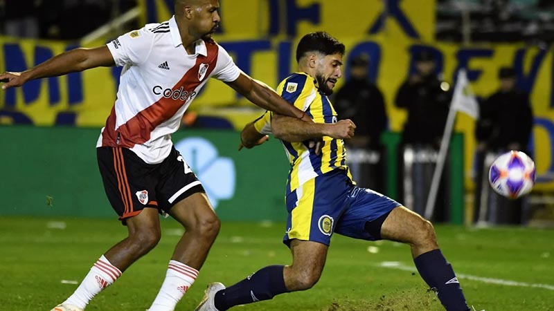 River y Central empataron en un partidazo en Rosario.