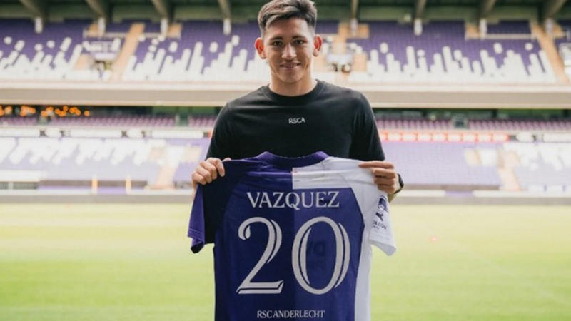 Luis Vázquez ya es jugador del Anderlecht de Bélgica.
