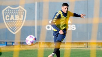 Boca: Rojo volvió a entrenarse con el plantel y Romero rescindió su contrato