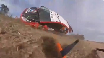 Video: el impresionante vuelco que se produjo en el Rally Entrerriano