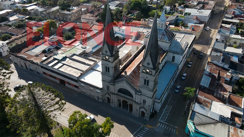 Bas&iacute;lica Santuario Ntra. Sra del Carmen de Nogoya (foto archivo Elonce)