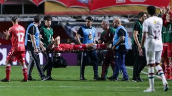 El parte médico de Luciano Sánchez, jugador de Argentinos, tras su impactante lesión