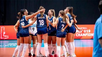 Mundial Sub 19 de vóleibol: Argentina venció en sets corridos a Egipto