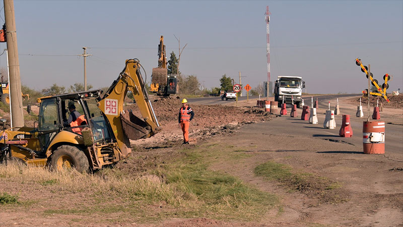 Obras en Ruta Nacional 18: piden precaución al circular en el acceso a ...