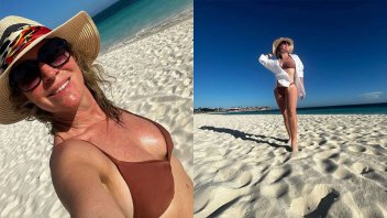 A los 48 años, Sandra Borghi lució sus curvas en bikini y dejó “un datazo”