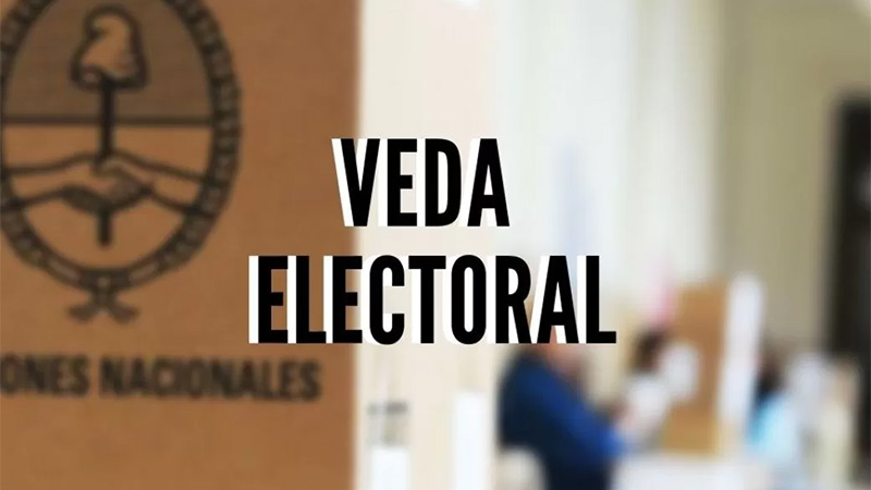 Rige la veda electoral: hasta cuándo y qué actividades quedan prohibidas