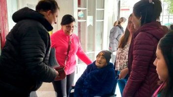 Video: una entrerriana de 101 años votó en La Paz