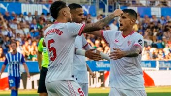 Video: Sevilla, con un gol de Lamela, sufrió un nuevo traspié en la liga española