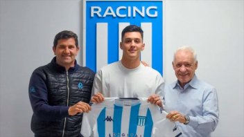 Nazareno Colombo firmó su contrato con Racing hasta 2027