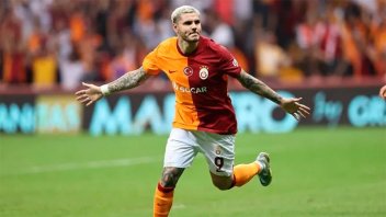 Icardi hizo un gol en la victoria de Galatasaray por la Liga de Campeones de Europa