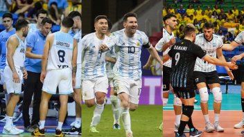 Argentina, histórico: es vigente campeón continental en fútbol, básquet y vóley por primera vez