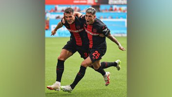 Video: Exequiel Palacios anotó en la goleada del líder Leverkusen sobre Darmstadt
