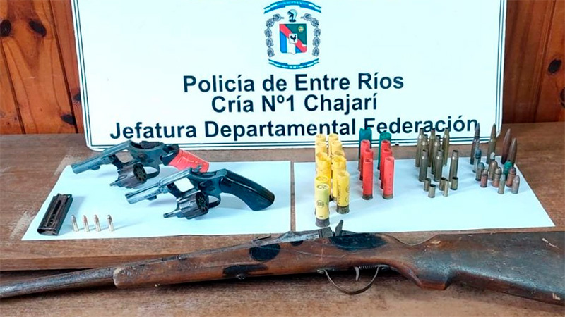 Detuvieron a un hombre y secuestraron armas de fuego tras allanamiento ...