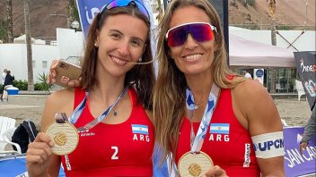 Beach Volley: la entrerriana Ana Gallay logró el Bronce en Perú junto a Brenda Churín