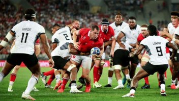 Gales le ganó un duro juego a Fiji y comenzó con el pie derecho en el Mundial de rugby