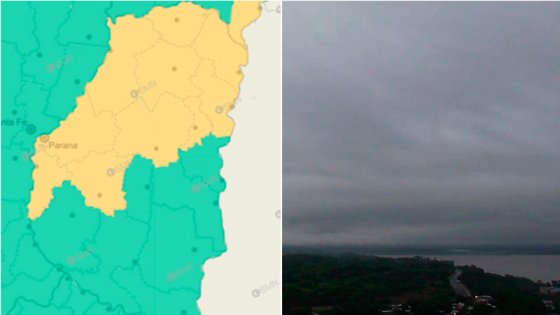 Ampliaron la zona de alerta por tormentas y “ocasional granizo”  en Entre Ríos