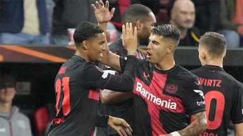 Con Palacios como titular, Leverkusen goleó a Heidenheim por la Bundesliga: los goles