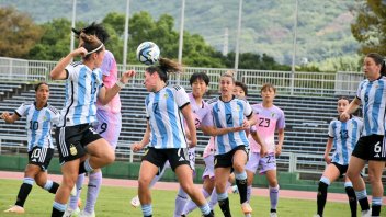 La selección argentina de fútbol femenino igualó ante Japón en un amistoso