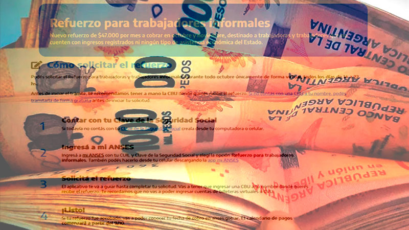 Bono de $47 mil: ya se inscribieron más de 250 mil trabajadores informales