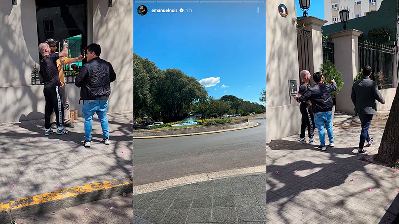 Emanuel Noir visitó Paraná, sorprendió a todos y aseguró: &ldquo;Aguante Patronato"