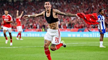 Di María marcó el gol que le dio la victoria al Benfica en el clásico de Portugal: el gol