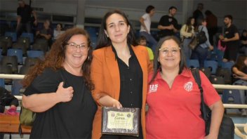 Nadia Carrero hizo historia en el básquet del club Talleres de Paraná