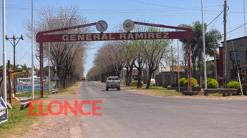 Ingreso a General Ram&iacute;rez (foto Elonce)