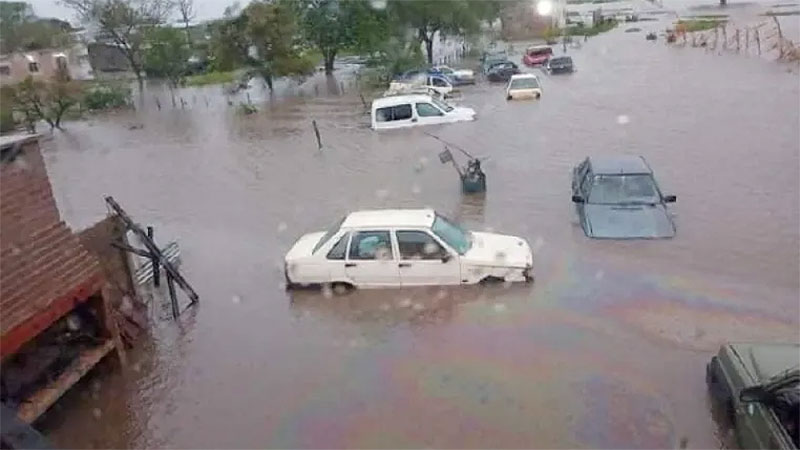 En Corrientes, las lluvias y crecida del río Uruguay ya hacen estragos