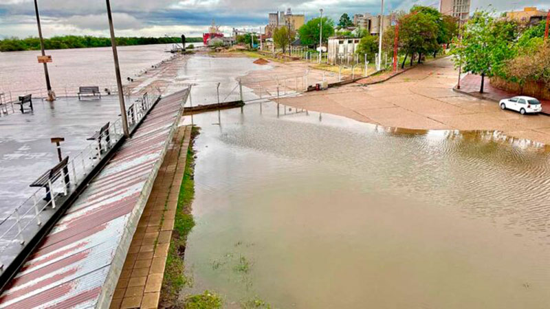 Ascendió a 10 el número de familias evacuadas en Concepción del Uruguay