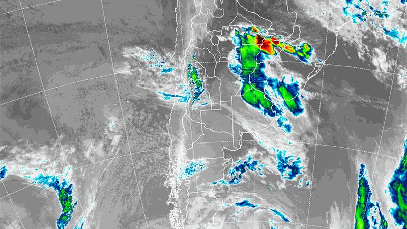 Imagen satelital de las 4.30