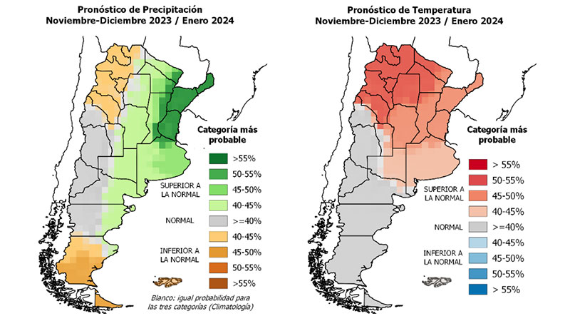 El Niño se afianza: qué anuncia el pronóstico climático trimestral hasta enero