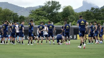 Boca tuvo su primera práctica en Río de cara a la final de la Copa Libertadores