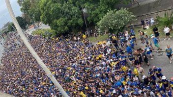 Se produjeron disturbios en el ingreso de los hinchas de Boca al estadio Maracaná